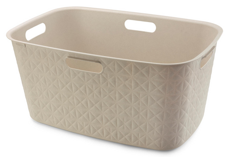 Curver softex vasketøjskurv 45l kridhvid 57x37x27cm