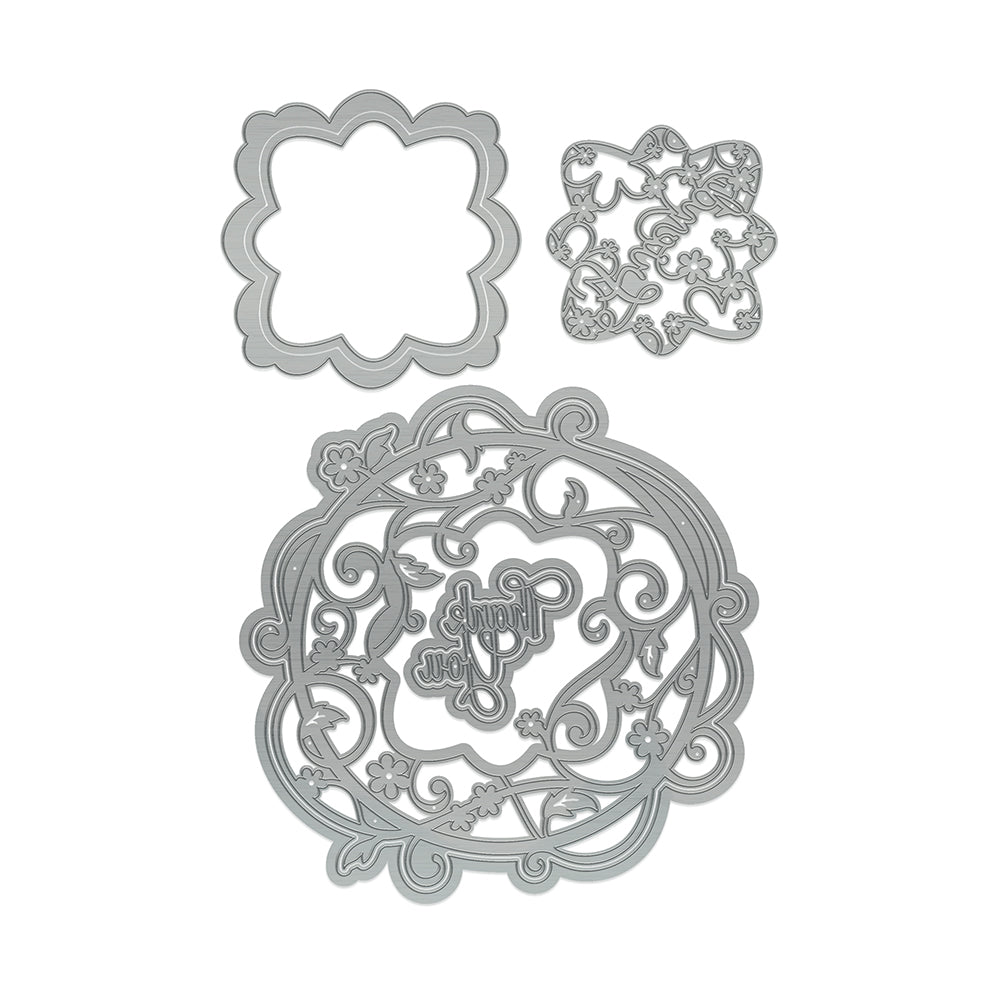 Tonic studios • essentials die set topper blomstrende blomst