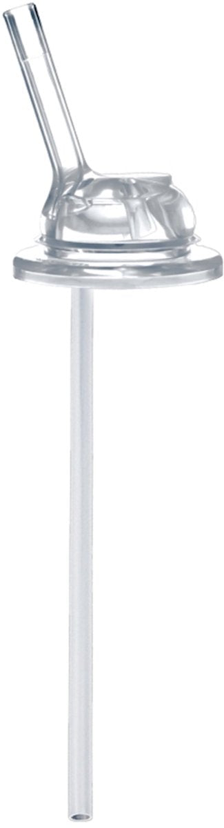 Pura silikone halm kiddo + rensebørste - passer til flasker (325 550 ml) - spildsikker - BPA-fri