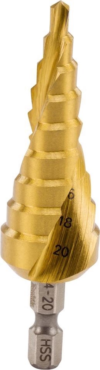 Makita d-40185 trinbor 9 trin 4-20mm