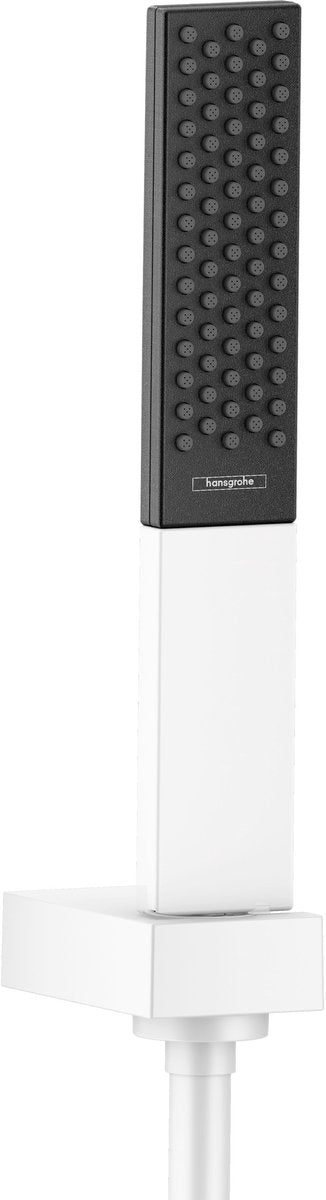 Hansgrohe rainfinity powderrain bruseholdersæt 100 1jet med bruseslange 125 cm mat hvid