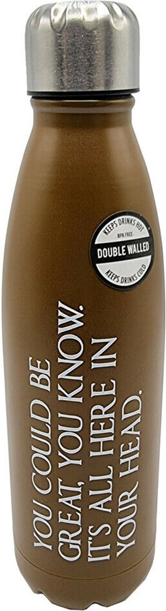 Half moon bay harry potter - 3d troldmandshat isotermisk metal drikkeflaske 500ml