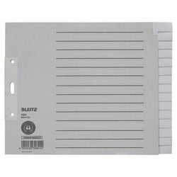 Blanke faner leitz 1224 grå karton