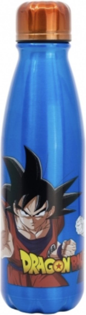 Stor dragon ball z drikkekop i aluminium - drikkedunk 600 ml - 23,5 cm høj