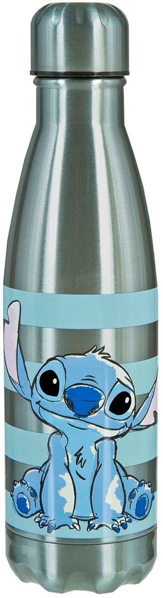 Undercover søm - termokande i rustfrit stål - 500ml - blå - med grafisk print