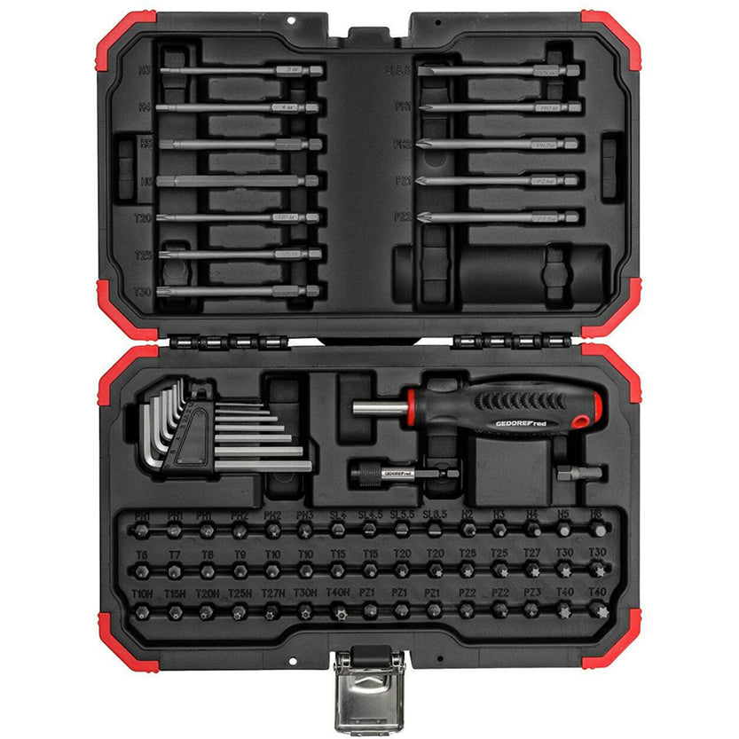 Gedore r33003067 | bitsæt 1 4'' | i bmc | 67 stk. 3301352