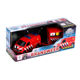 Kids Globe VW Transporter Fire Brigade med trailer