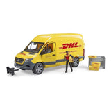 Bruder MB Sprinter DHL med førermodelkøretøj (02671)