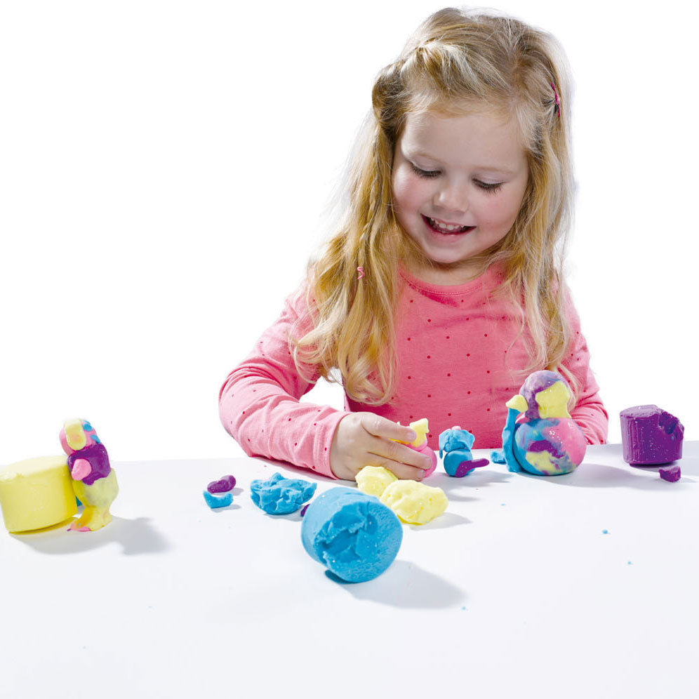 Ses creative ses glitter ler - 4 lerpotter