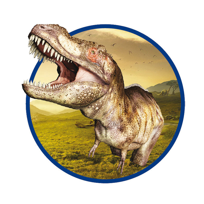 Ses kreative ses grave op t-rex