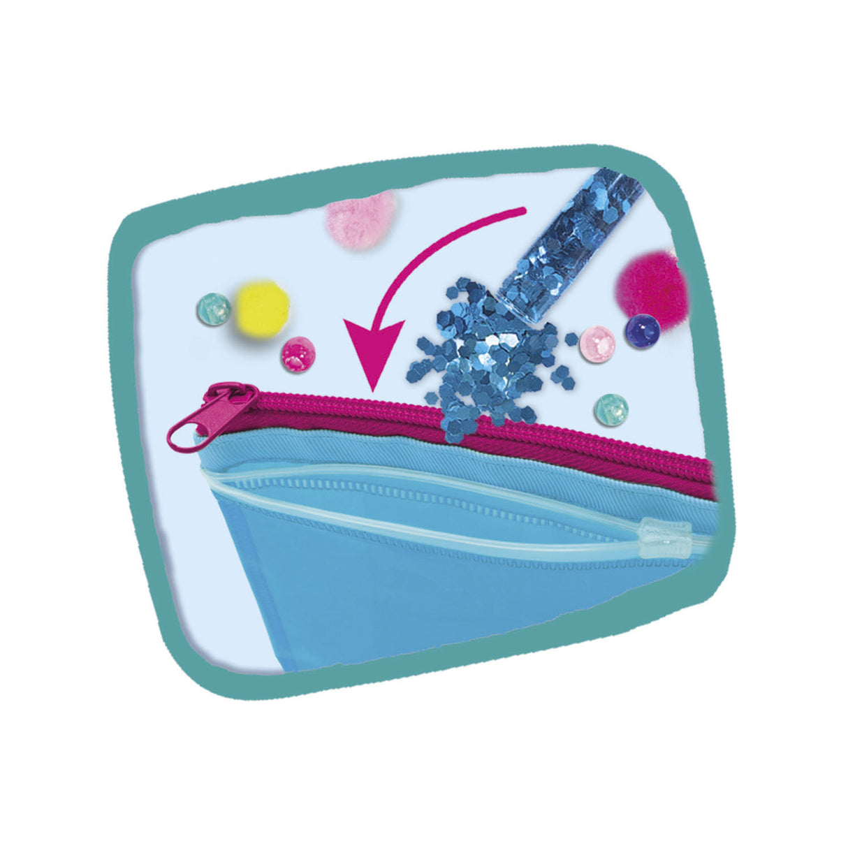 SES Pom Pom Pencil Case Designer