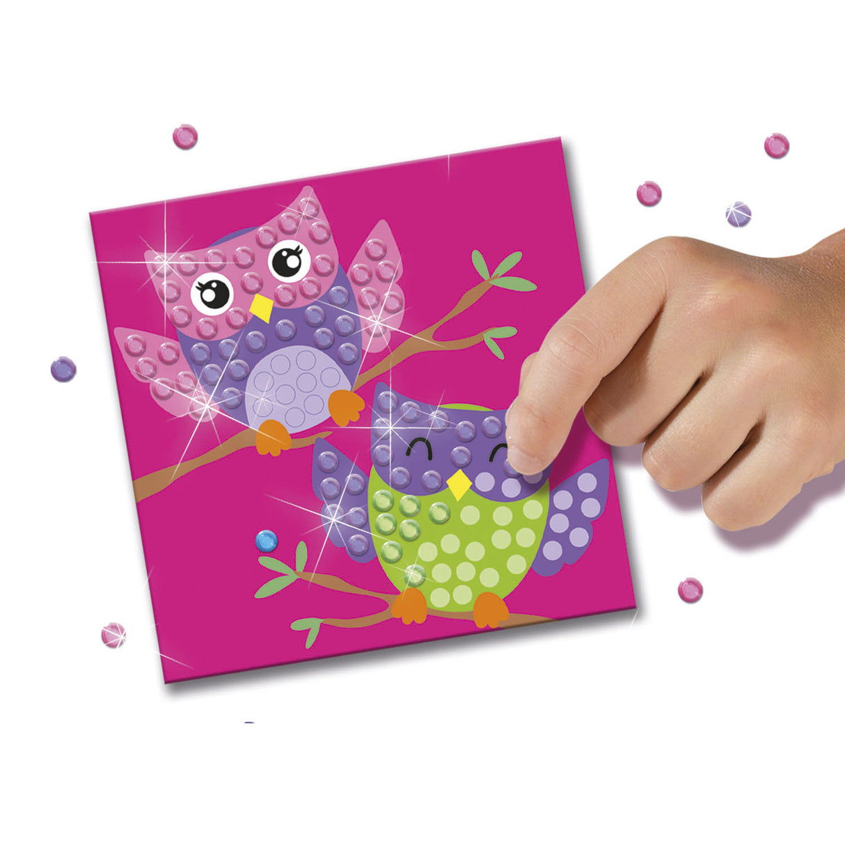 Ses diamantmaleri junior