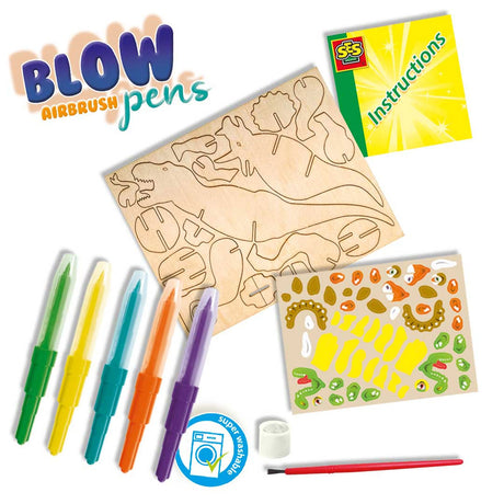 Ses creative ses blow airbrush blow penne dinosaurer