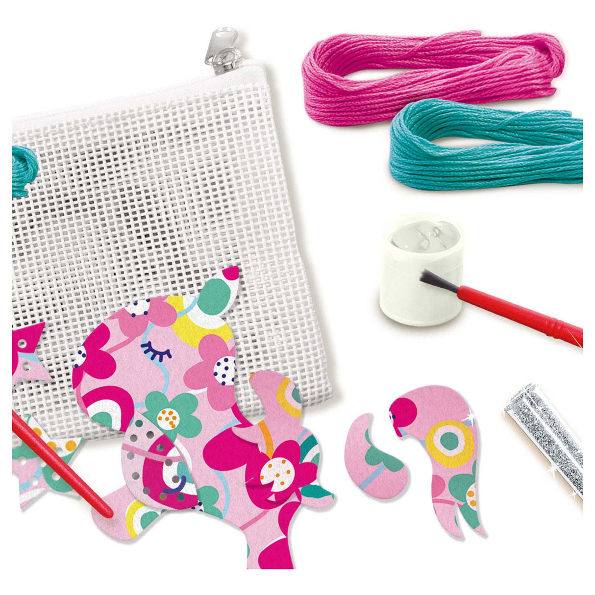 SES Pencil Case Embroidery Unicorn