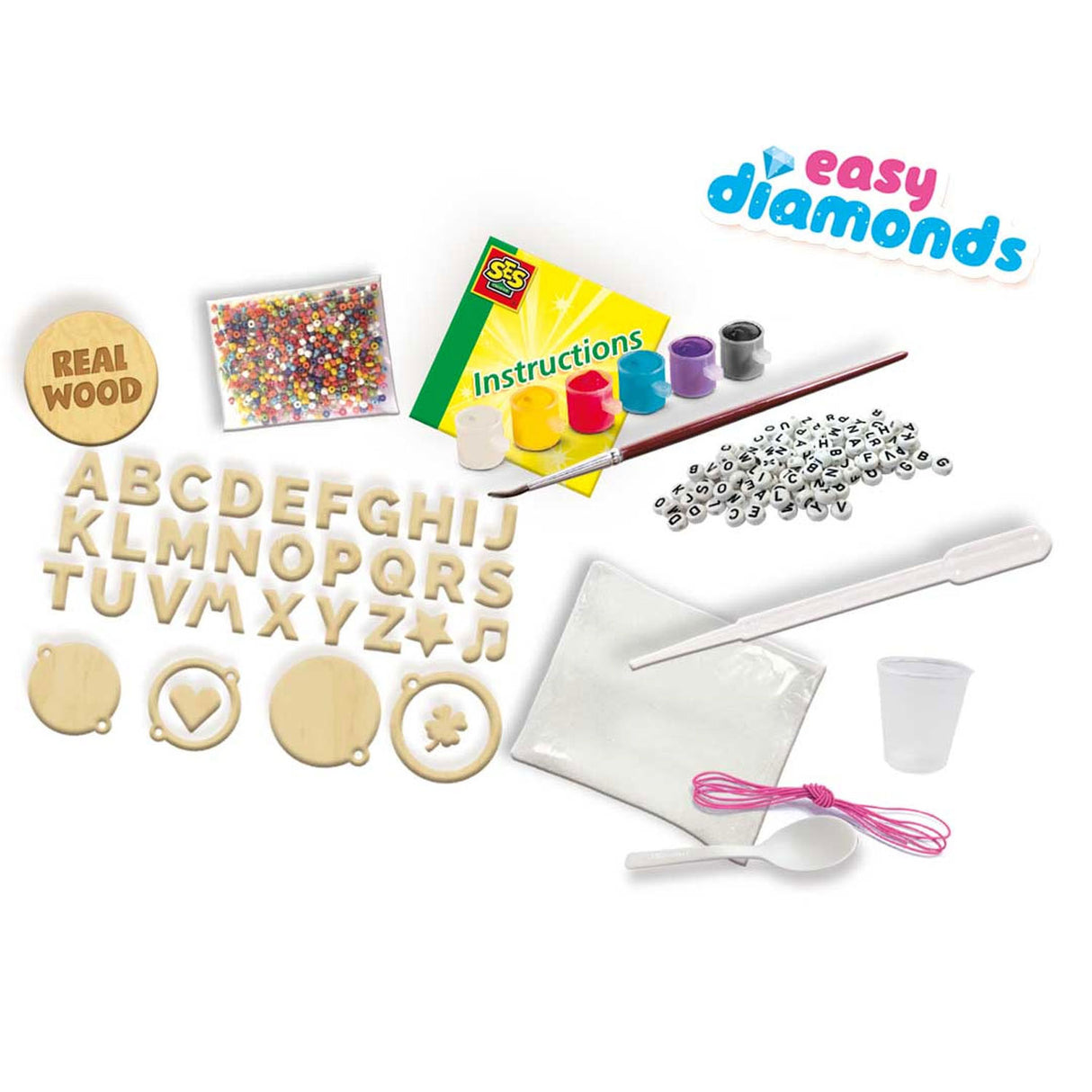 Ses creative ses easy diamanter - bogstavsmykker