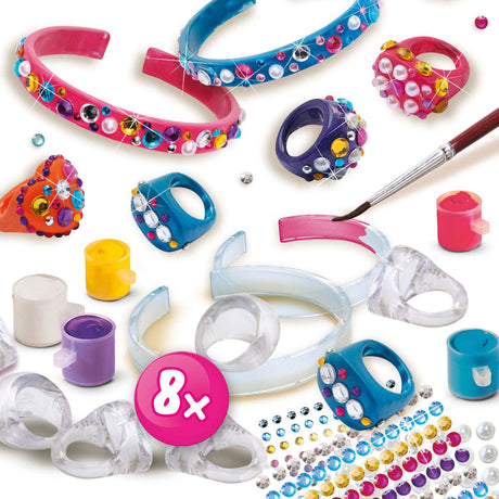Ses creative ses diamanzo ringe og armbånd