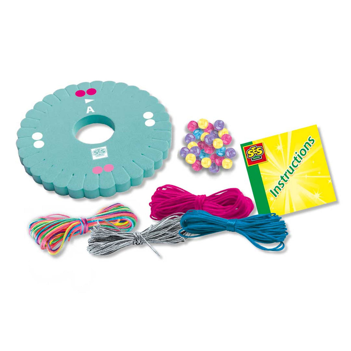 Ses creative - hobby pink - bff venskabsarmbånd - at lave piger - lave armbånd - 4 farver - fra 5 år