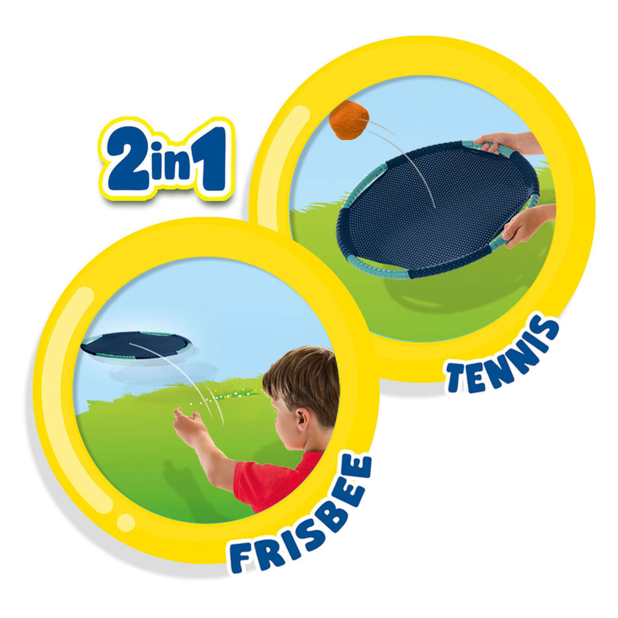 Ses kreativ tennis og frisbee sjov