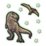 Ses mega glødende t-rex world wallstickers