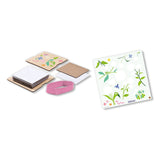 Ses kreativ - udforsk - blomsterpresse - klar på 20 sek. - tørrede blomster uden ventetid - kan bruges i mikroovn - træ blomsterpresse - tørre blomster