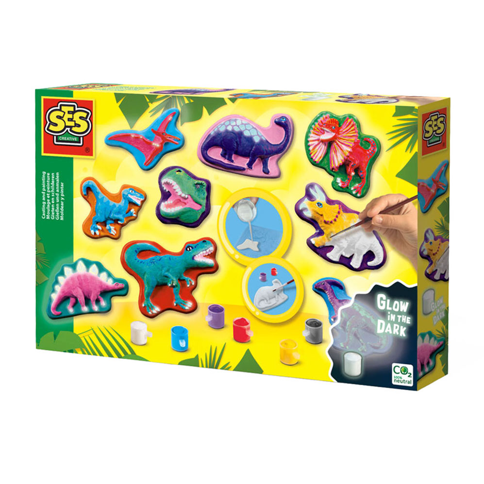 Ses støbning og maleri - dino fantasy