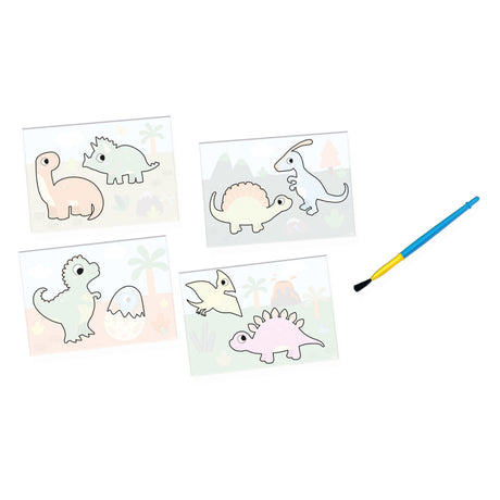 Ses creative ses mine første farver med vand - dinosaurer