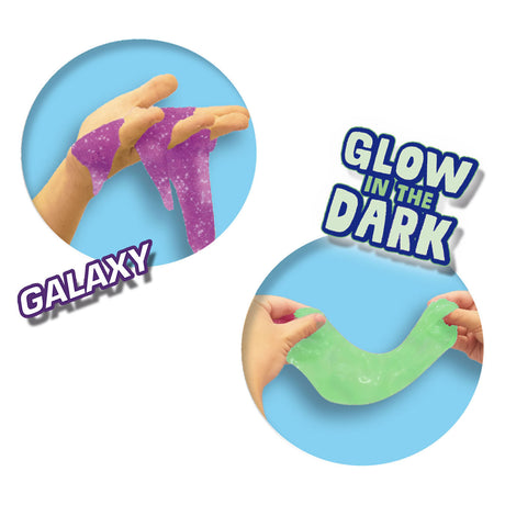 Ses creative ses slime - glød i mørket 2x120gr