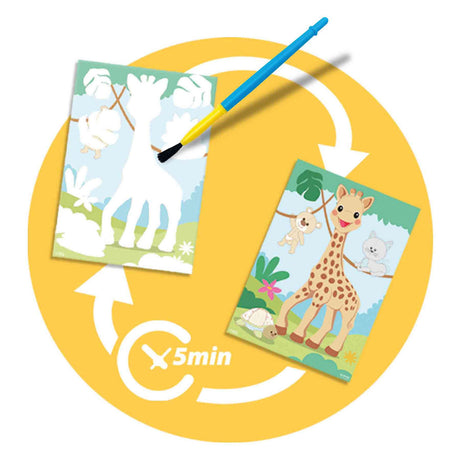 Ses creative ses min første sophie la girafe - farvning med vand
