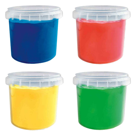 SES fingermaling primærfarver, 4x110ml
