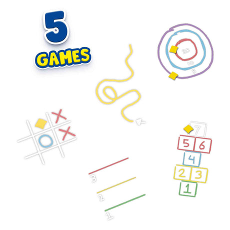Ses creative ses sidewalk chalk games 5in1