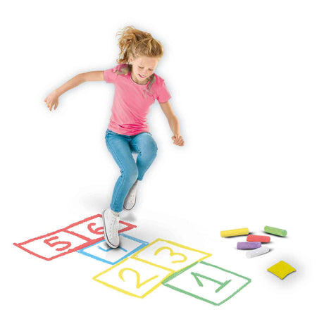 Ses creative ses sidewalk chalk games 5in1