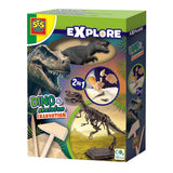 SES udforsk dino og skeletudgravet 2in1 - t -rex