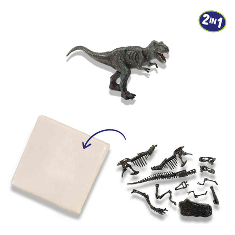 SES udforsk dino og skeletudgravet 2in1 - t -rex