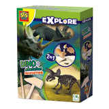 SES udforsk dino og skeletudgravet 2in1 - triceratops