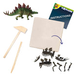 Ses kreative ses udforske dino og skelet grave op 2i1 - stegosaurus