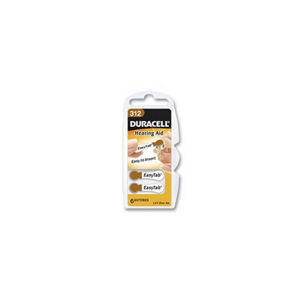 Duracell da312 høreapp batteri 1,4v