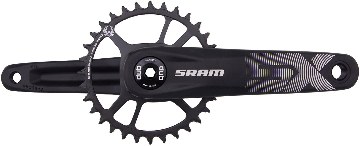 Sram kranksæt sx eagle kranksæt force axs dub 32t 170mm
