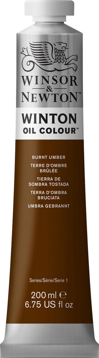 Winsor Newton Winton Oliefarver 200ml Brændt Umber