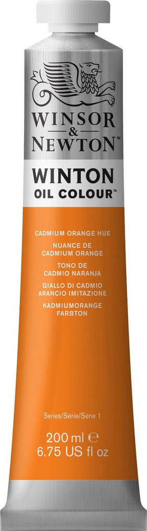 Winsor newton winton oliefarver 200ml cadmium orange nuance