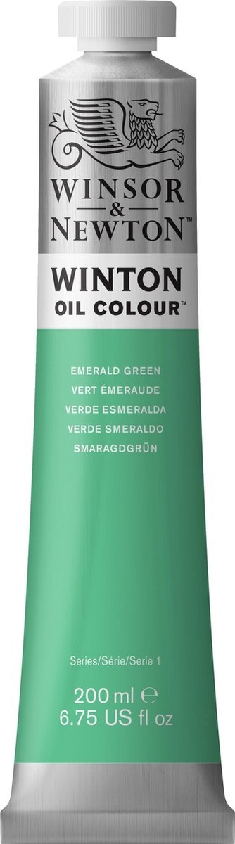 Winsor newton winton oliefarver 200ml smaragdgrøn