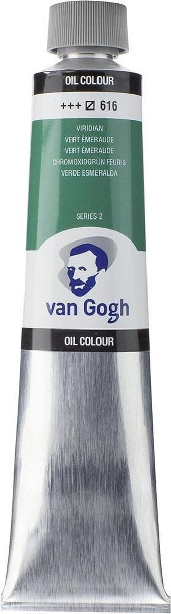 Van gogh olieverf tube 200 ml vert émeraude 616