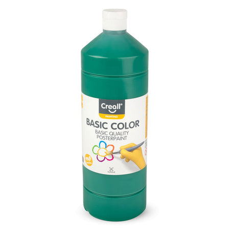 Creall skolemaling mørkegrøn, 1 liter