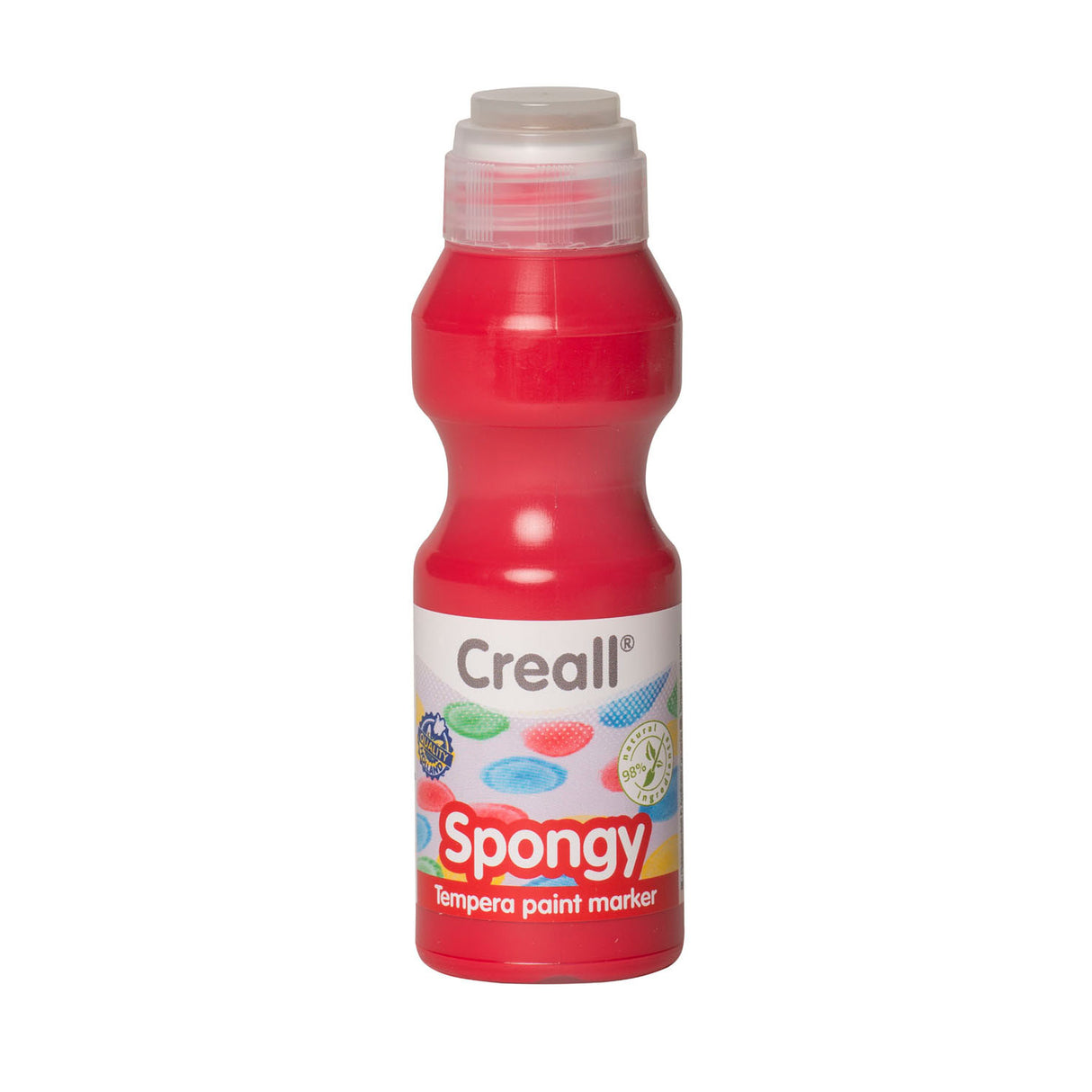 Creall svampet malerpind rød, 70ml