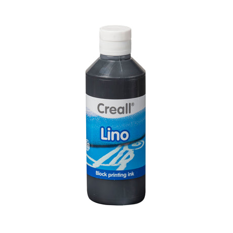 Creall lino blok print maling sort, 250ml