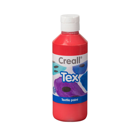 Creall tekstilmaling rød, 250ml
