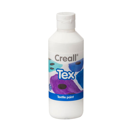 Creall tekstilmaling hvid, 250ml
