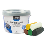 Creall supersoft clay safari farver, 1750gr.