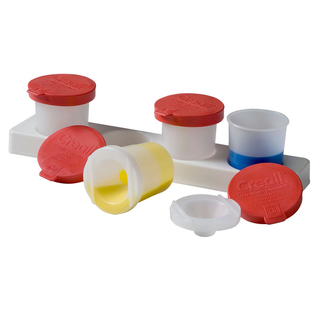 Creall holder med anti-tamper krukker 320ml, 4 stk.