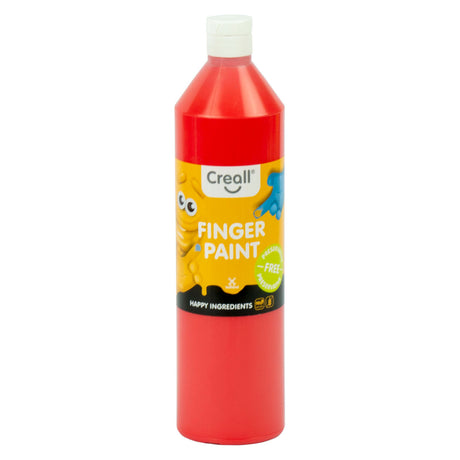Creall fingermaling konserveringsfri rød, 750ml