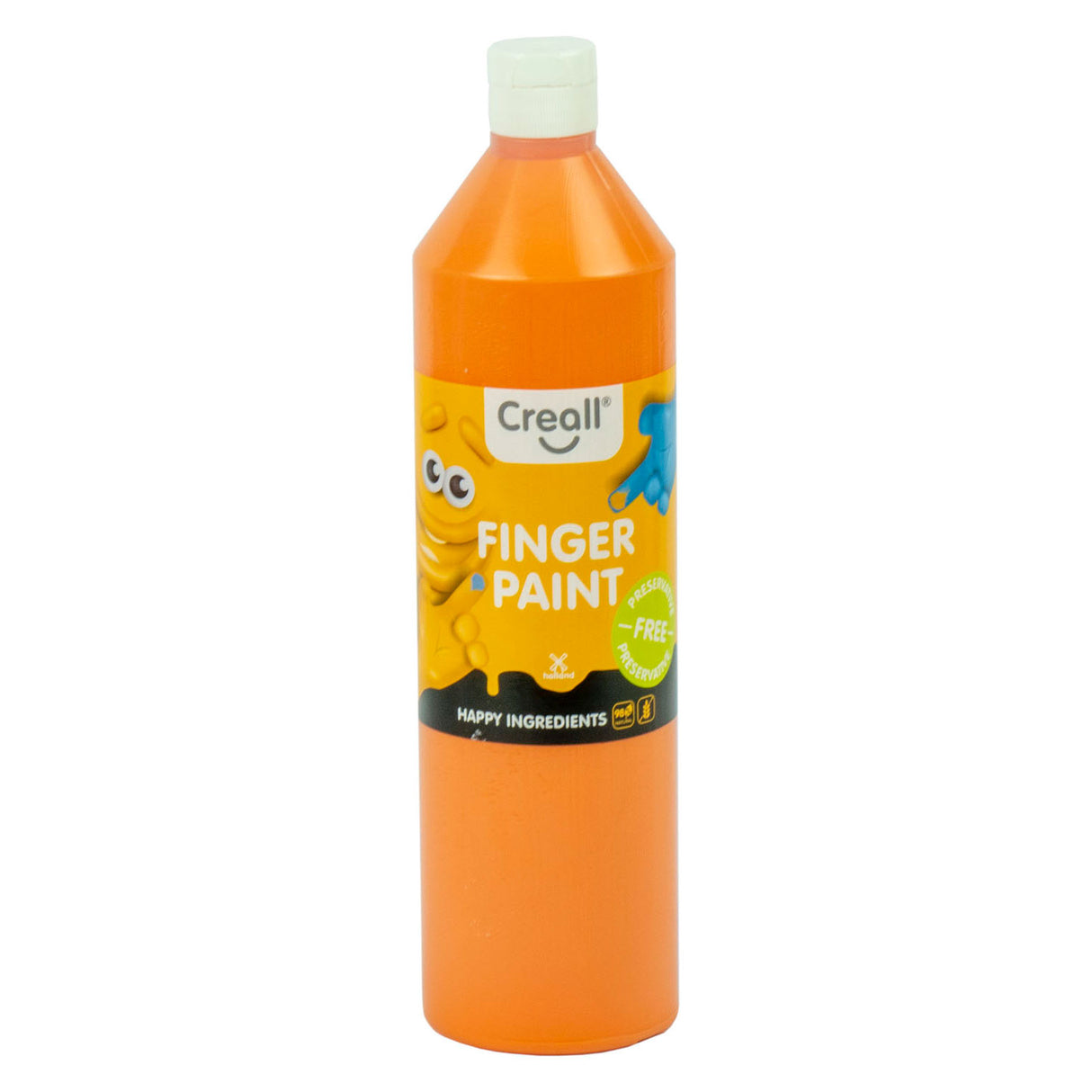 Creall fingermaling konserveringsfri orange, 750ml